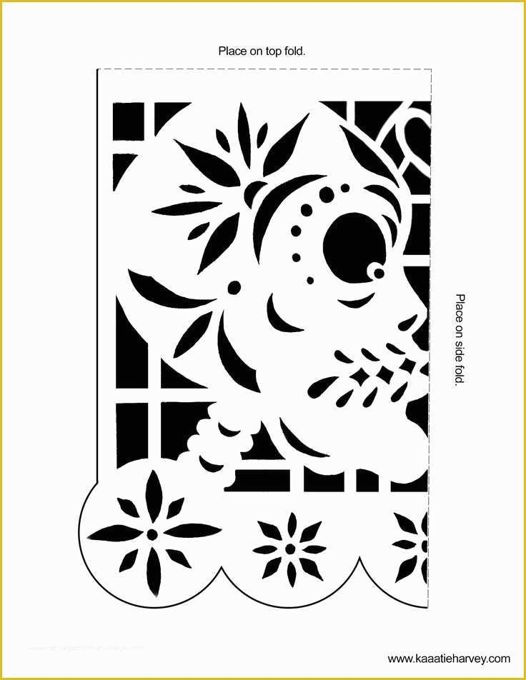 Free Printable Papel Picado Template Of How To Make Easy Papel Picado 