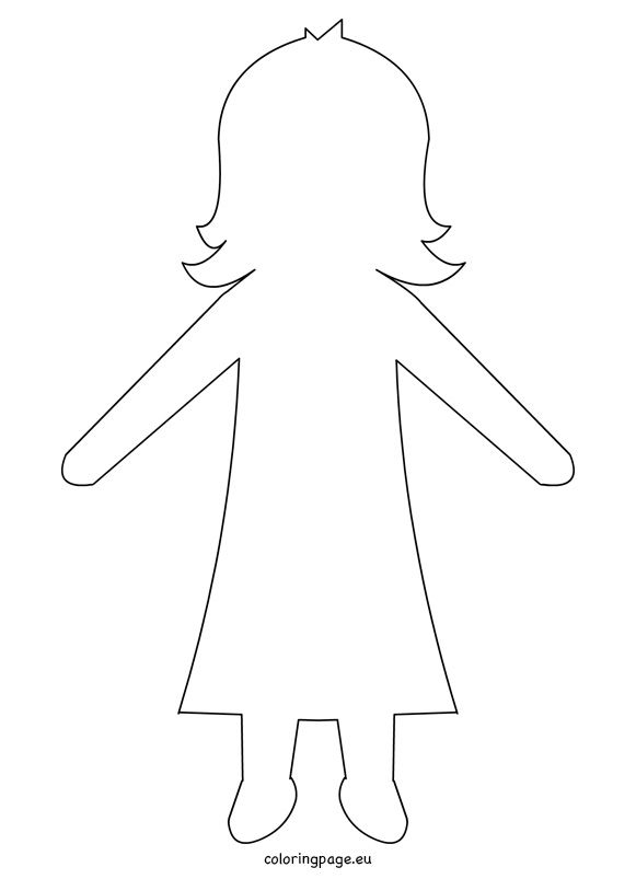 Free Printable Paper Doll Templates Content Calendar Template