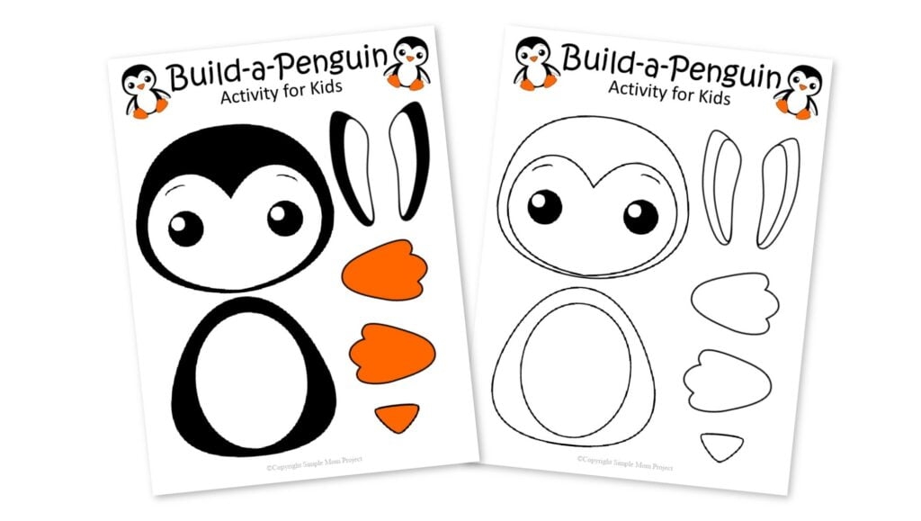 Free Printable Penguin Craft For Kids With Penguin Templates Free 