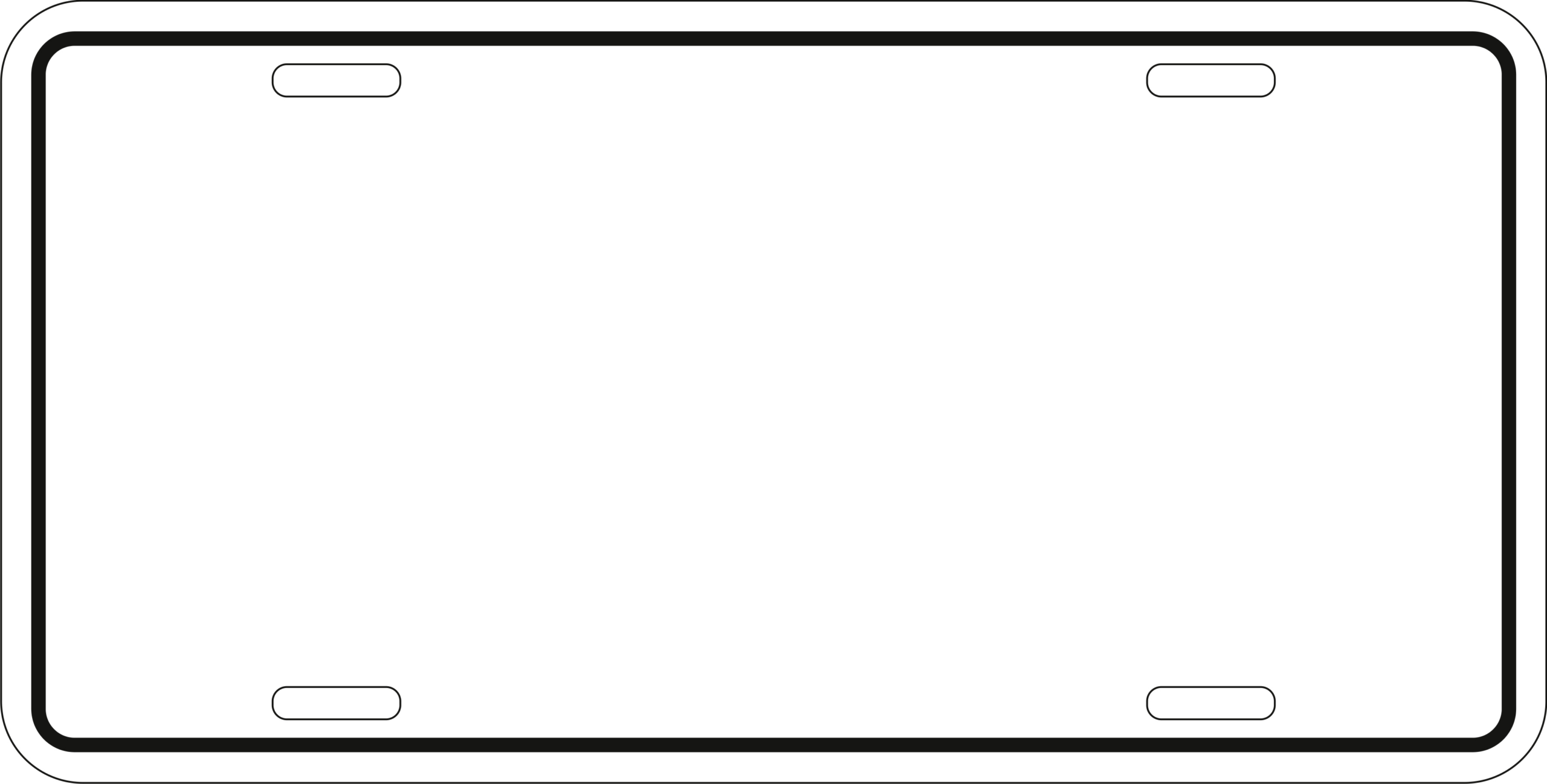 Free Printable Printable License Plate Template Printable Templates