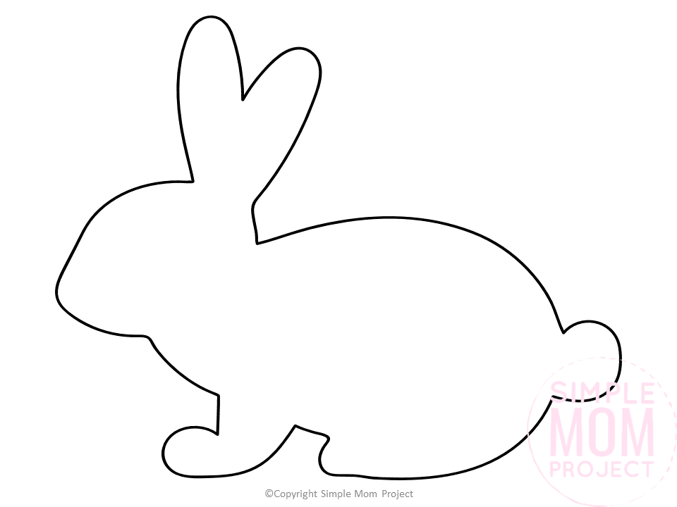Free Printable Rabbit Template Best Templates Resources