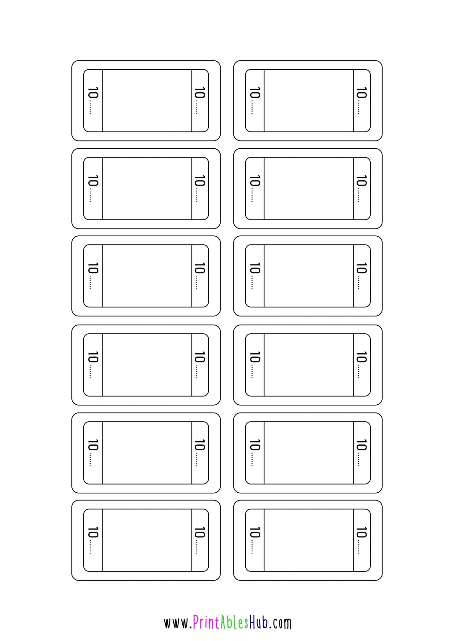 Free Printable Raffle Tickets With Blank Template Pdf Vrogue co
