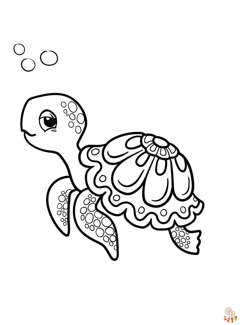 Free Printable Sea Creatures Coloring Pages GBcoloring