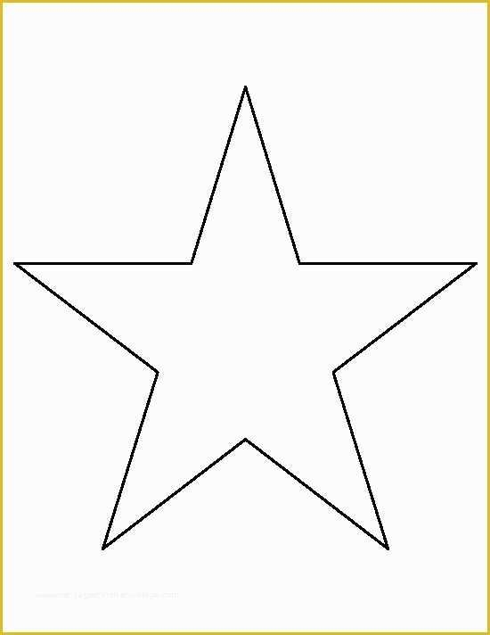 Free Printable Star Template Of 8 Inch Star Pattern Use The Printable 