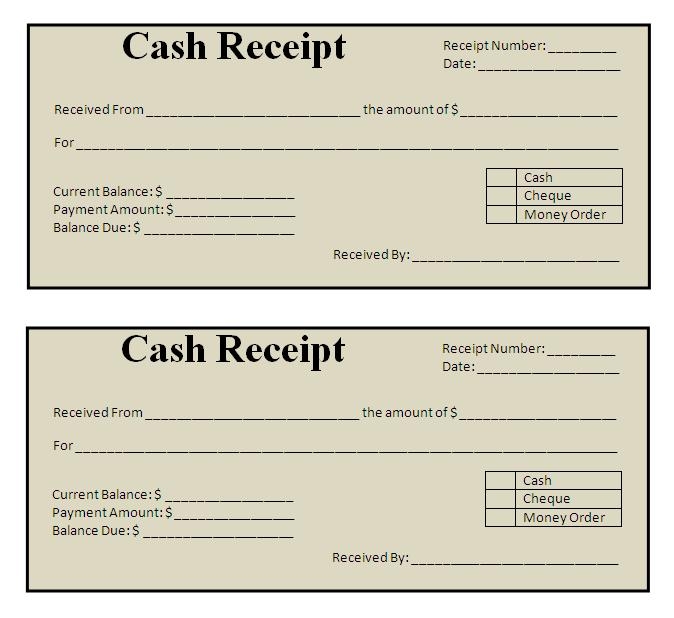 Free Printable Template For Receipts Printable Templates Free