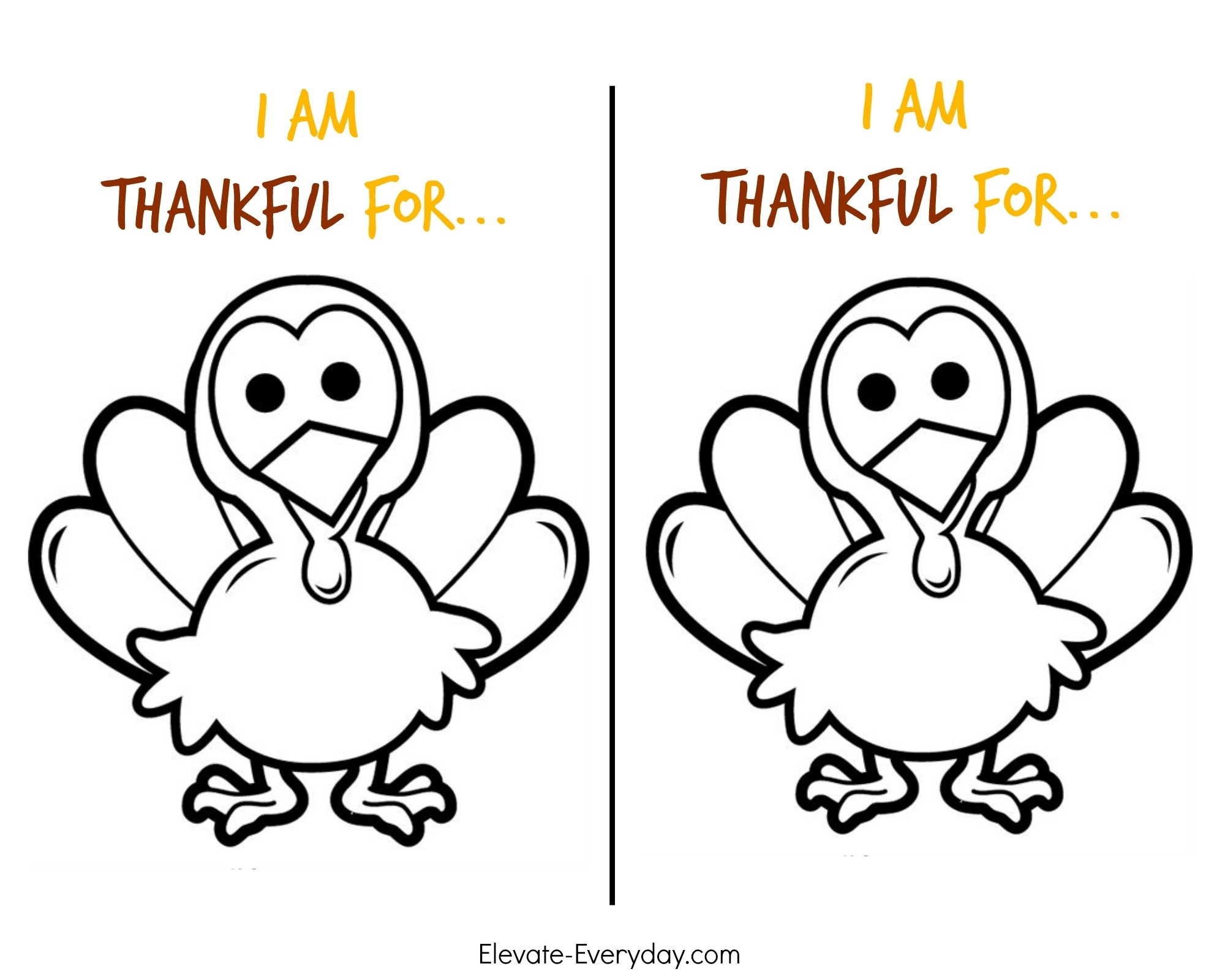 Free Printable Thanksgiving Turkey Template Free Printable