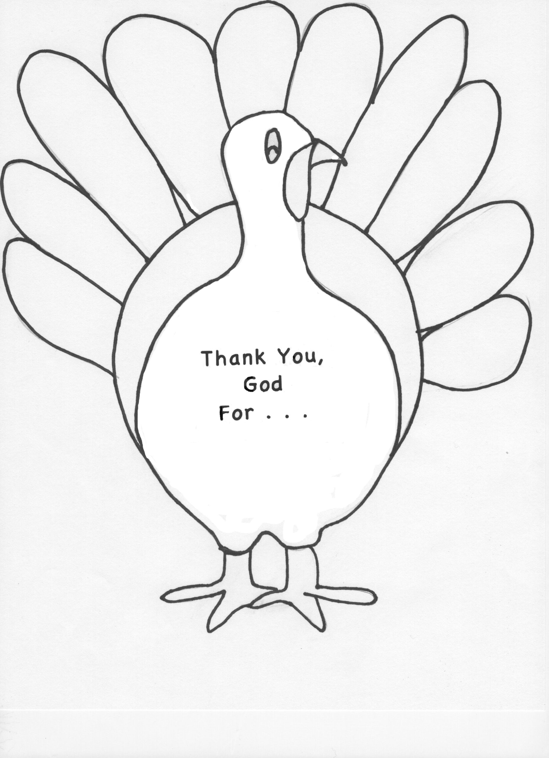 Free Printable Thanksgiving Turkey Template Free Printable