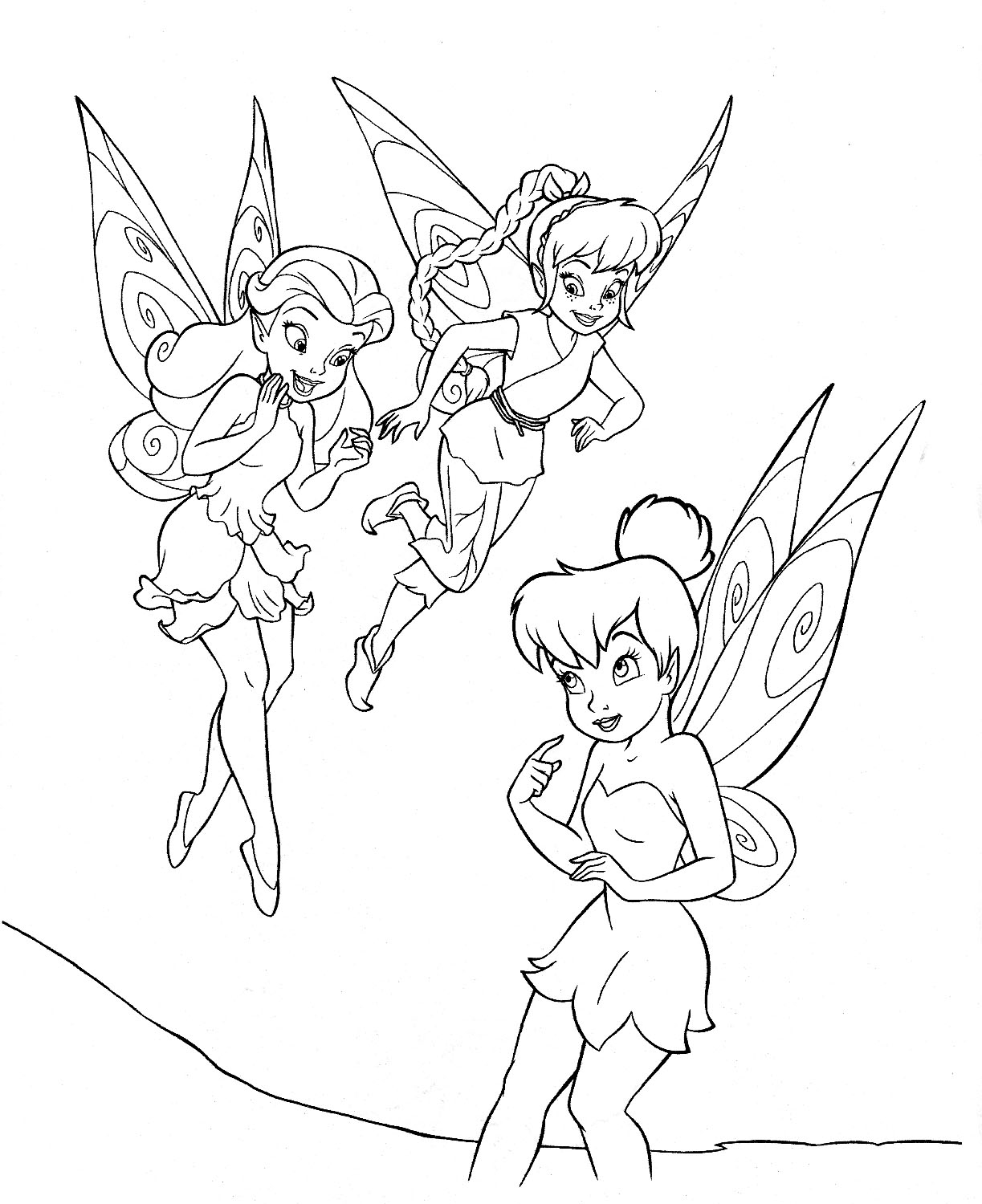 Free Printable Tinkerbell Coloring Pages For Kids
