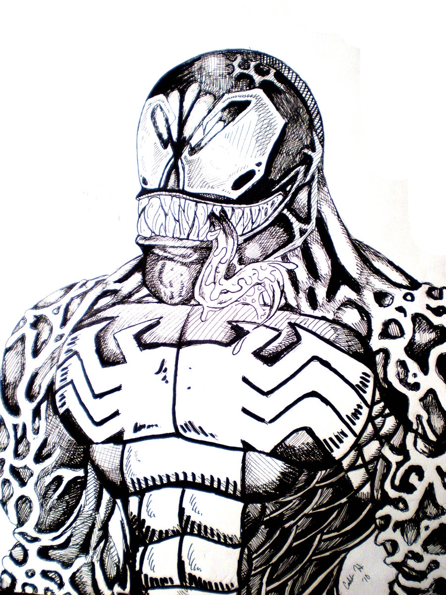 Free Printable Venom Coloring Pages For Kids