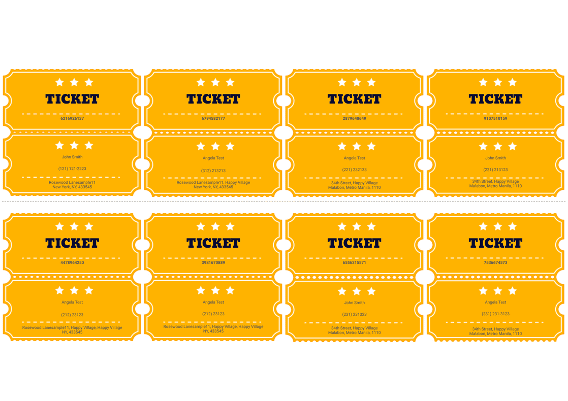 Free Raffle Ticket Template PDF Templates Jotform Fillable Form 2025