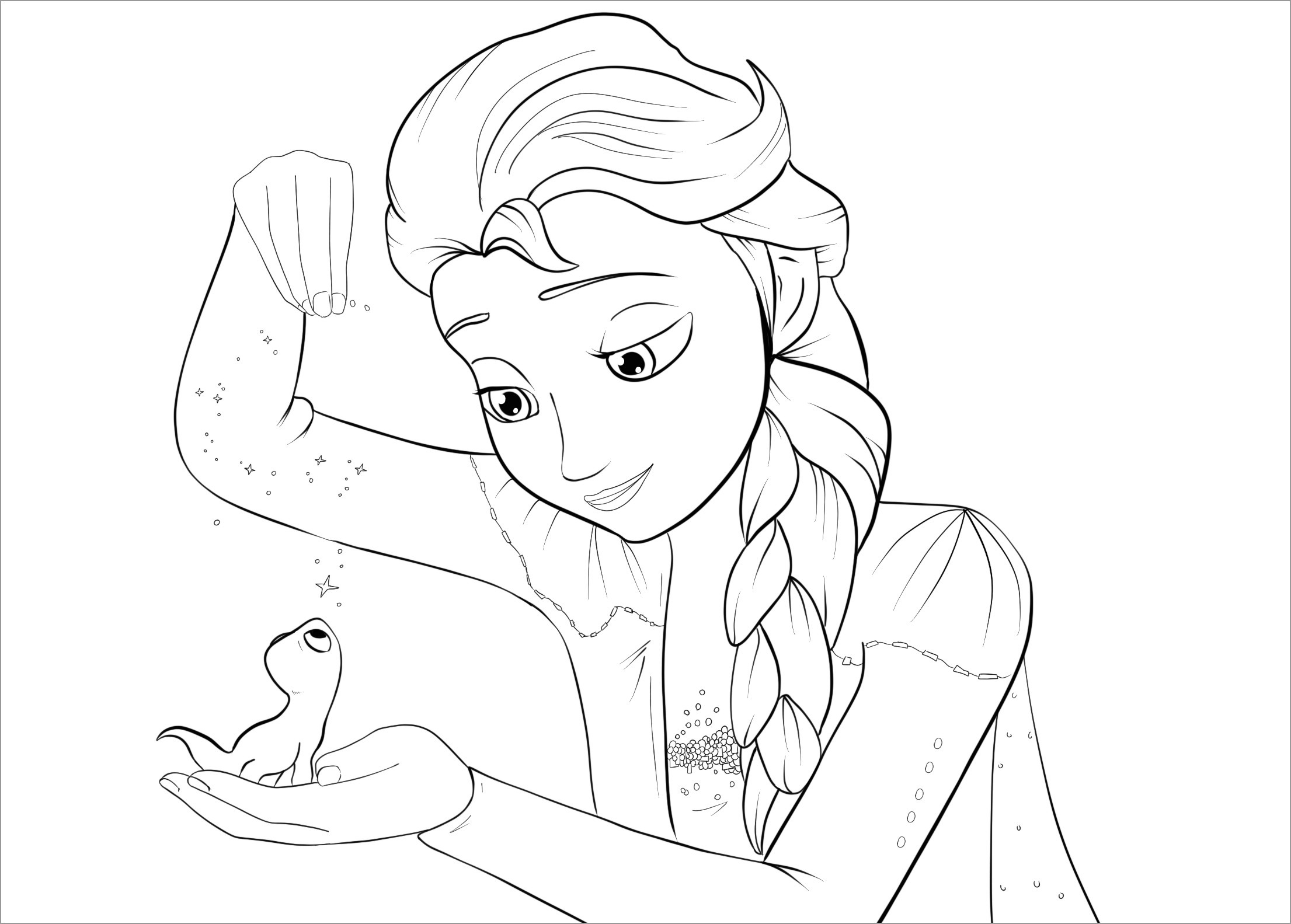 Frozen Coloring Pages Free Printable ColoringBay