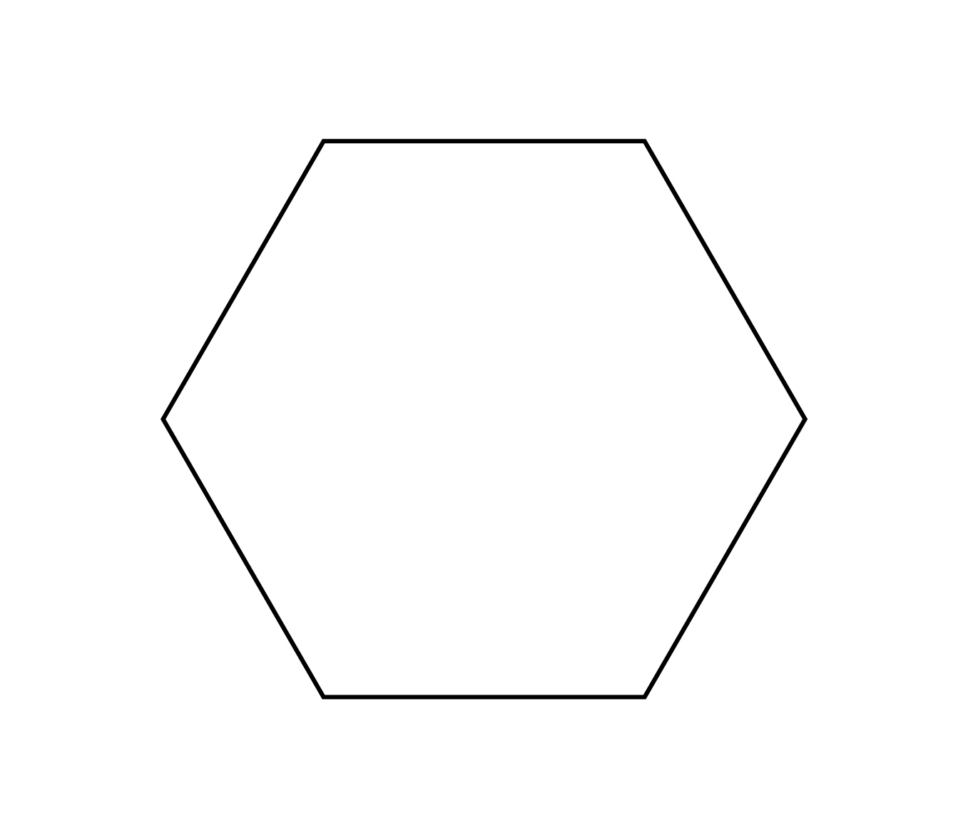 Full Page Free Printable Hexagon Template For Quilting Printable Word 