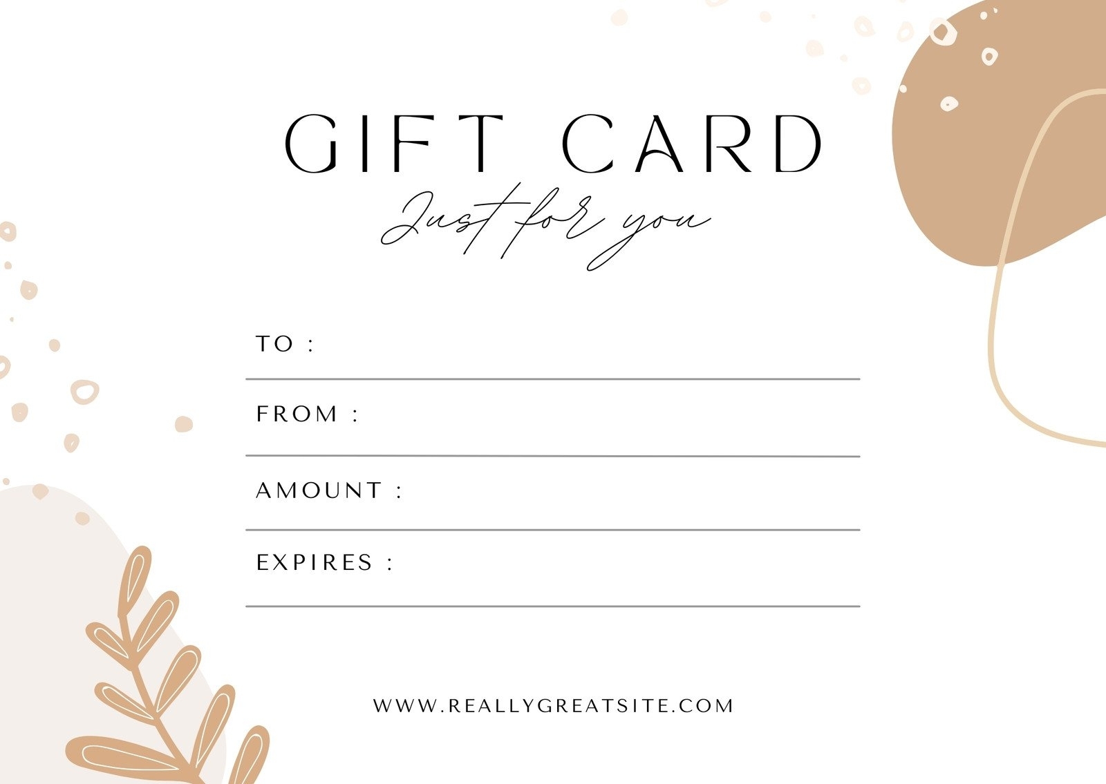 Gift Certificate Printable Template Free Printables Template Free