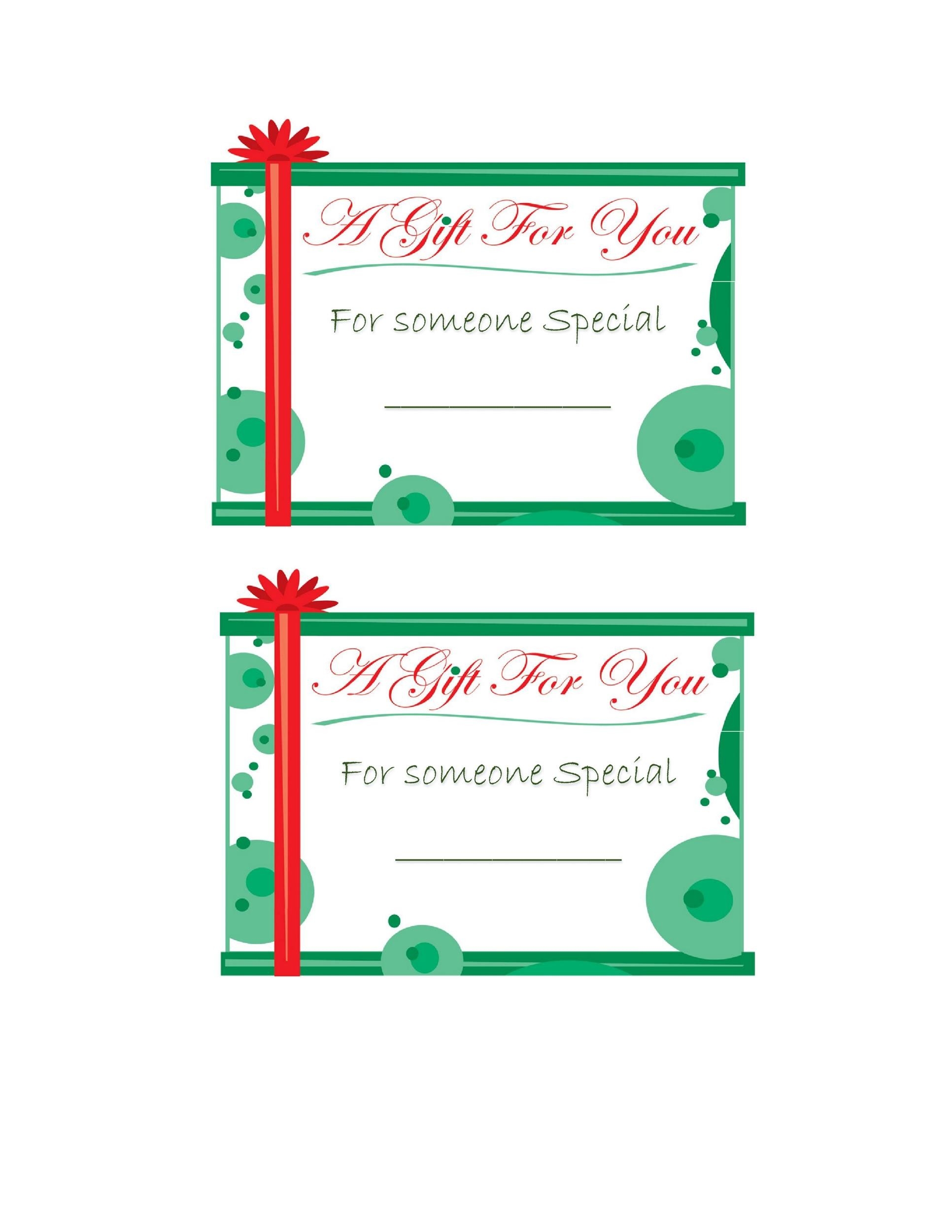 Gift Tag Template Free Printable Collection