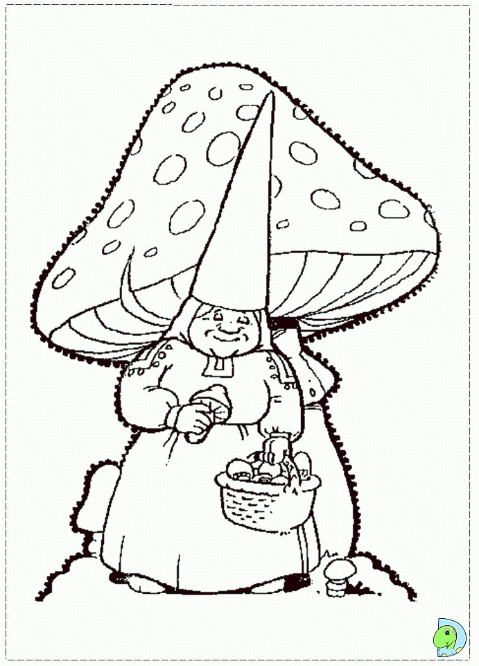 Gnome Coloring Pages Coloring Home