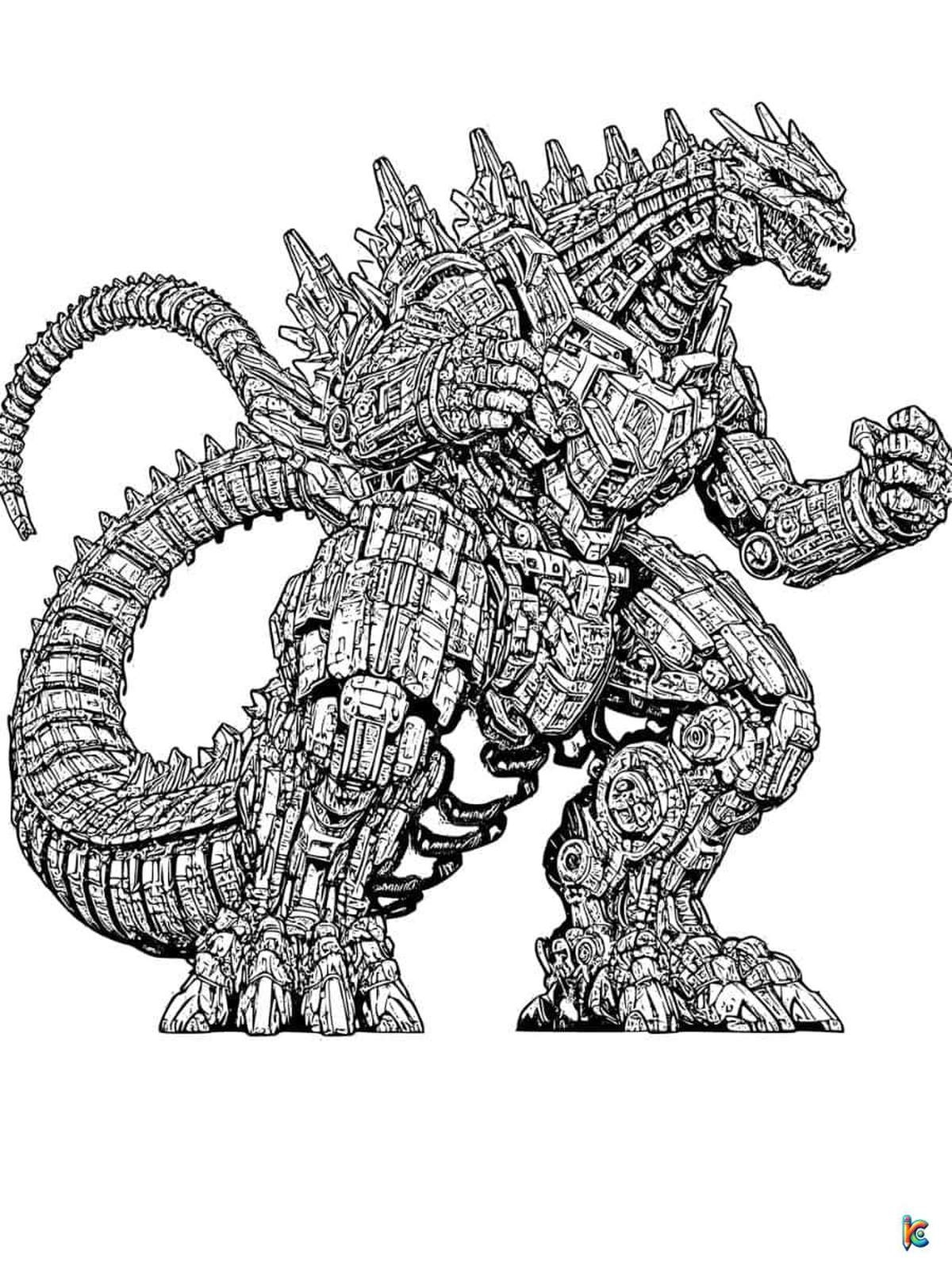 Godzilla 2024 Coloring Pages Becka Marilyn