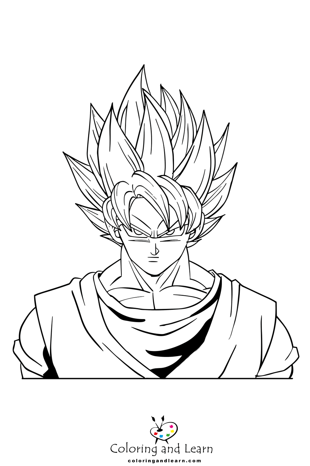 Goku Coloring Pages FREE 2025 Coloring And Learn