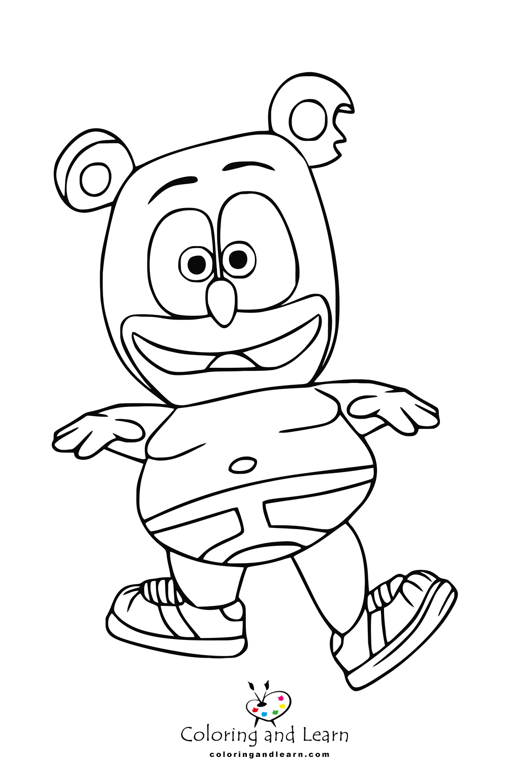 Gummy Bear Coloring Pages FREE 2025 Coloring And Learn
