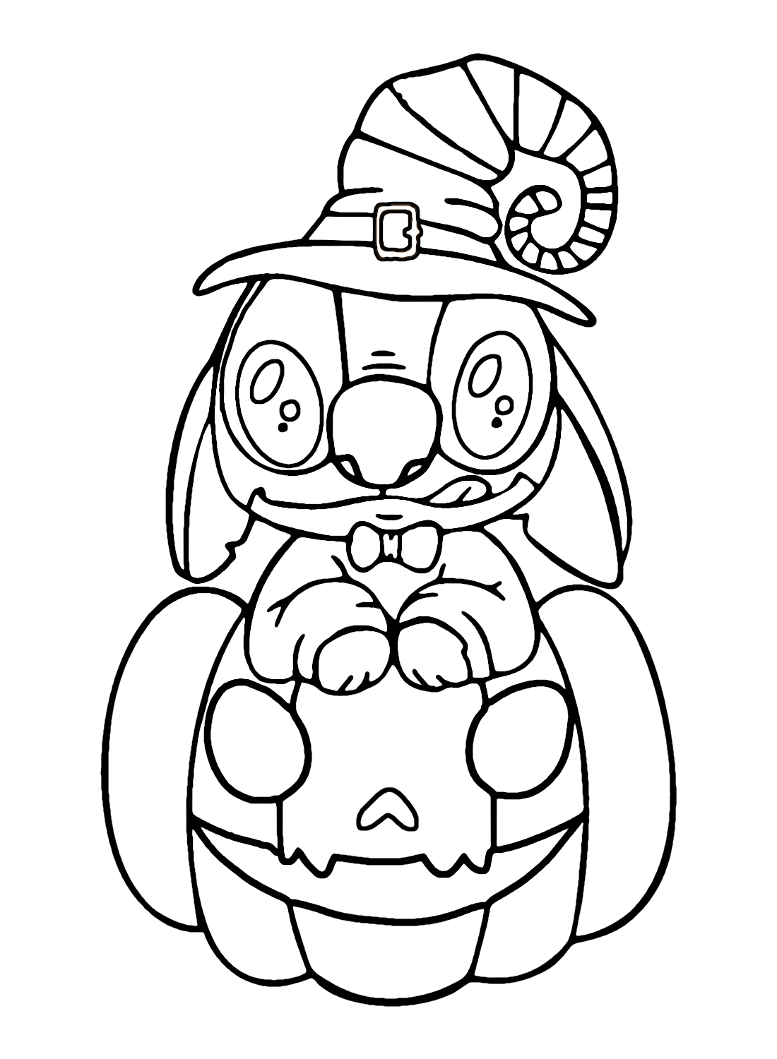Halloween Maleficent Stitch Coloring Pages Coloring Page Free 