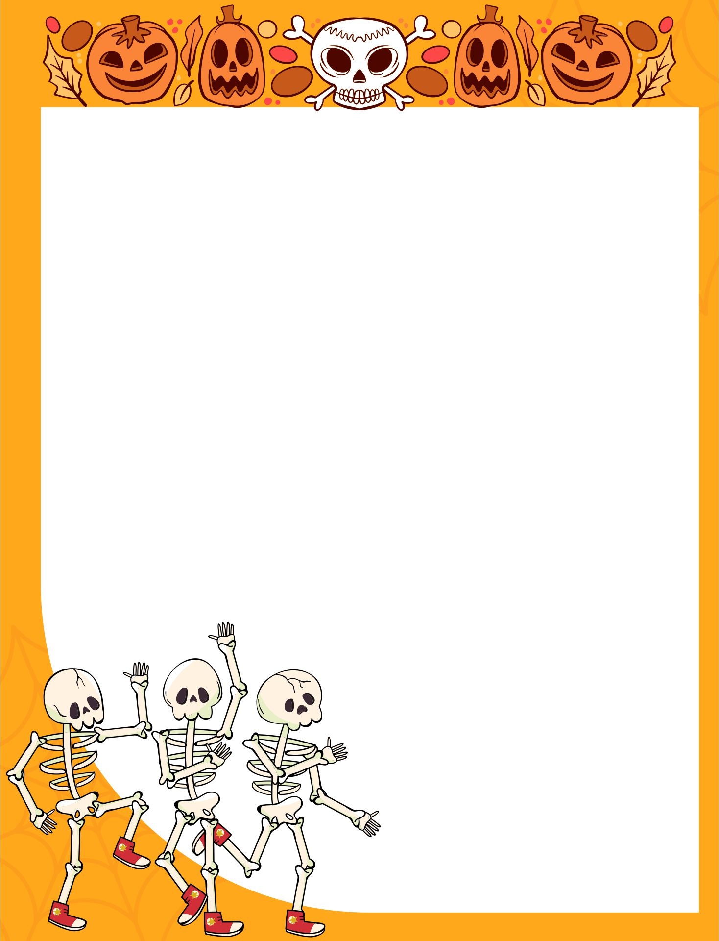 Halloween Stationery Templates 15 Free PDF Printables Printablee