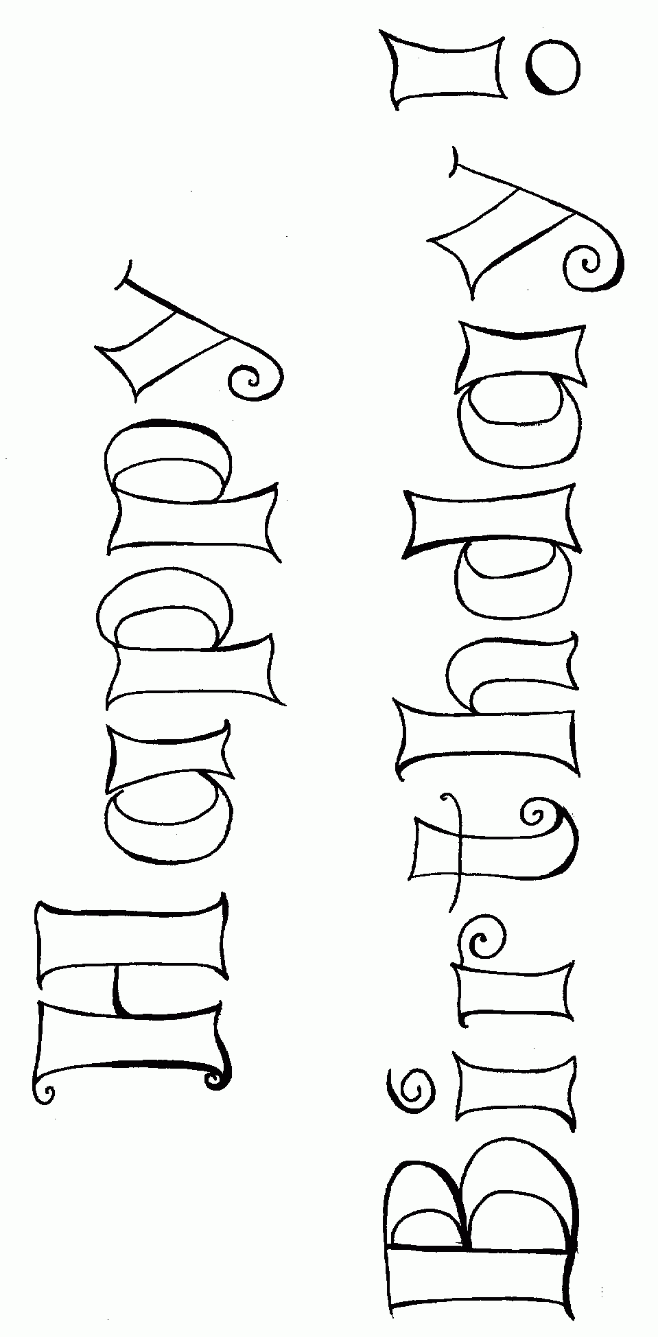 Happy Birthday Coloring Pages Printable Coloring Pages FREE