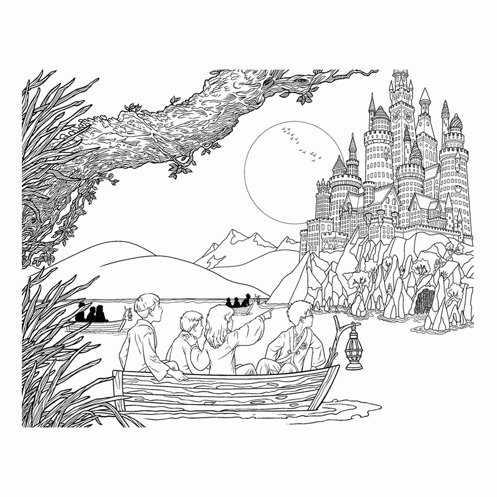 Harry Potter Coloring Pages Books 100 FREE And Printable 