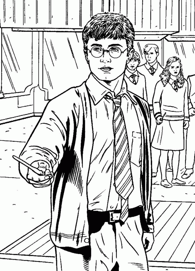 Harry Potter Coloring Pages Books 100 FREE And Printable