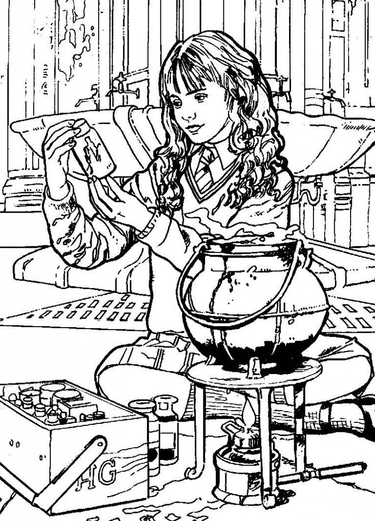 Harry Potter Coloring Pages Books 100 FREE And Printable 