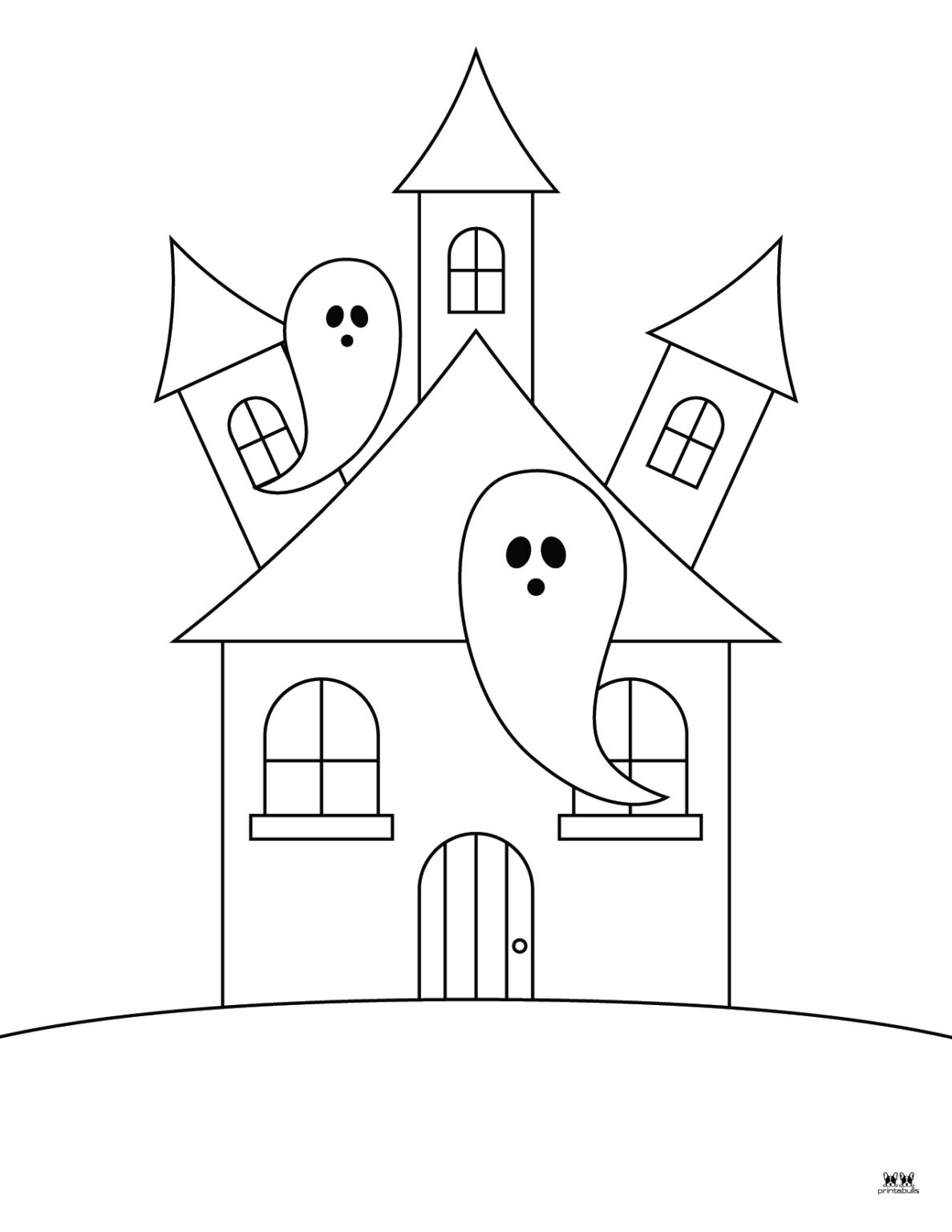Haunted House Coloring Pages 25 FREE Pages Printabulls