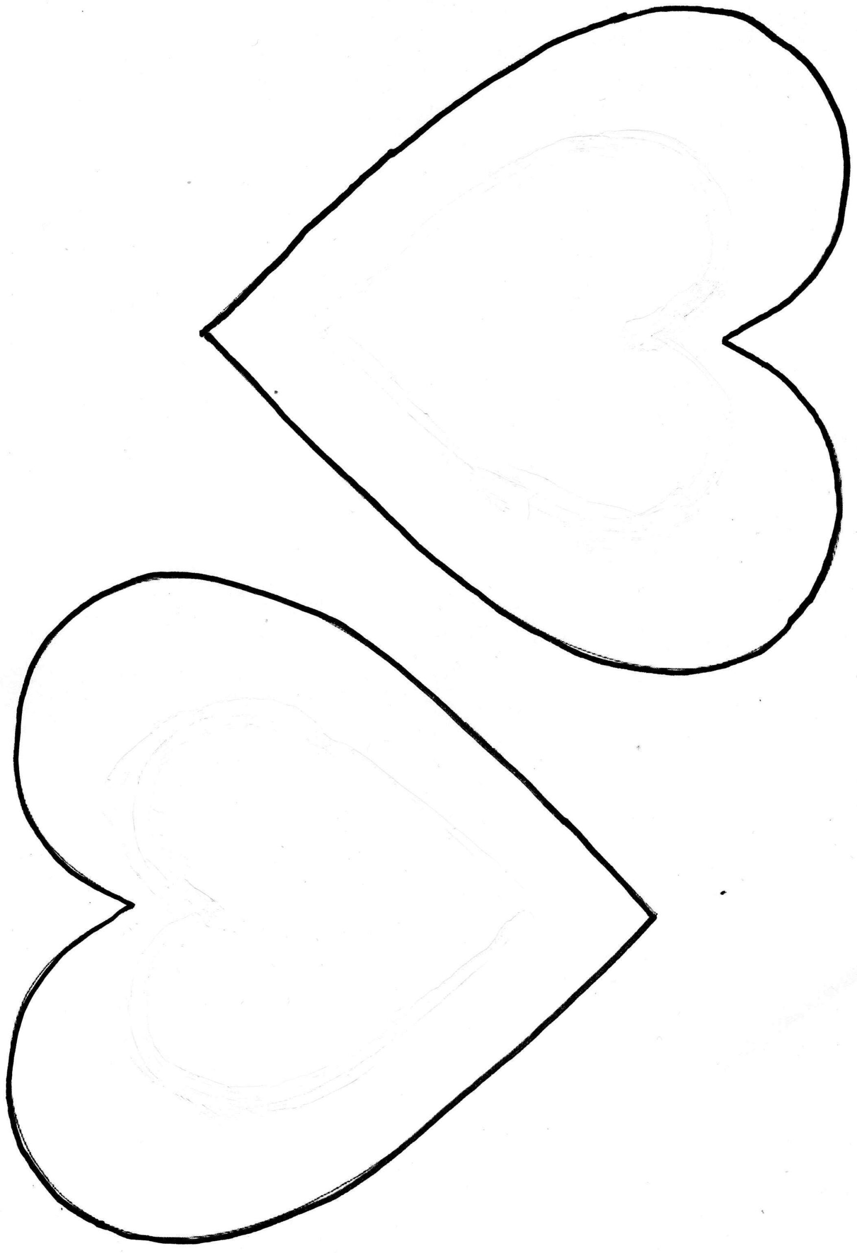 Heart Template ClipArt Best
