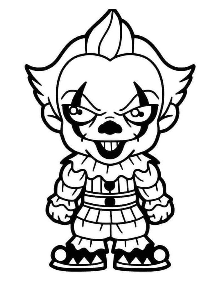 Horror Coloring Pages Free Printable PDF 