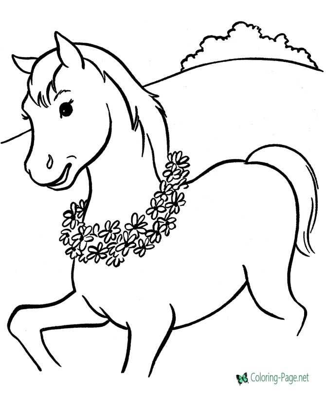 Horse Coloring Pages
