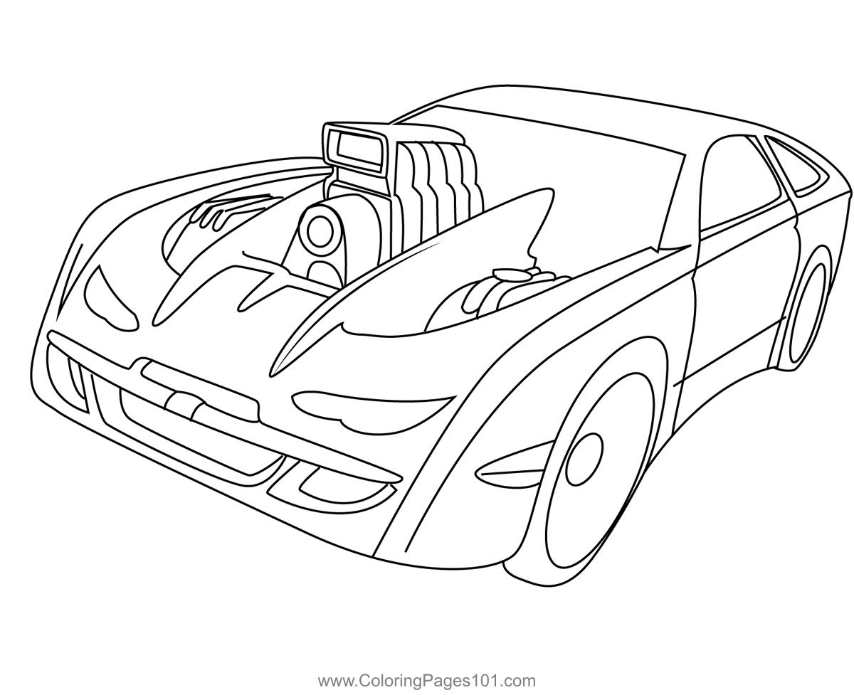 Hot Wheels Mw Coloring Page For Kids Free Hot Wheels Printable 