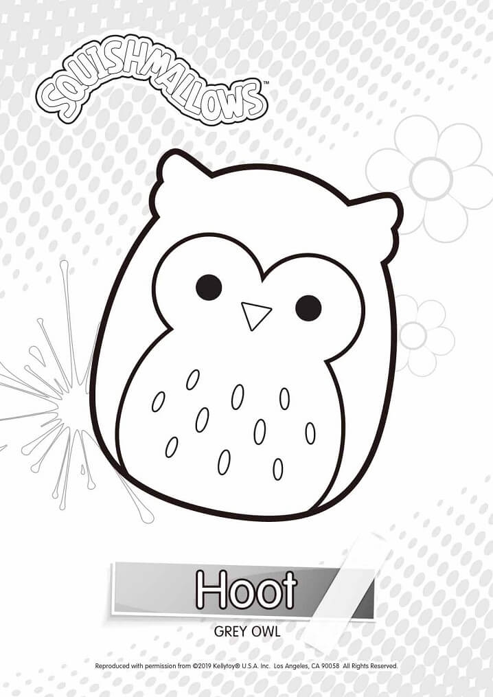 Humphray Squishmallows Coloring Page Free Printable Coloring Pages 