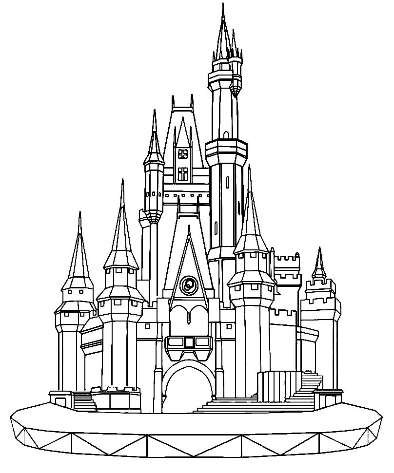 Ice Castle Coloring Page Free Printable Coloring Pages