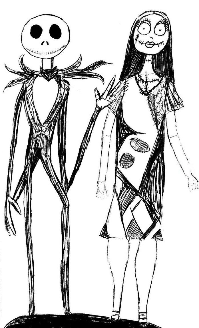Jack Skeleton Coloring Pages Warehouse Of Ideas