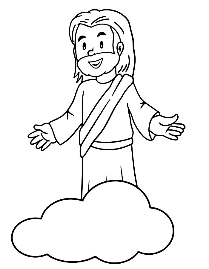 Jesus Coloring Pages Free Printable PDF 