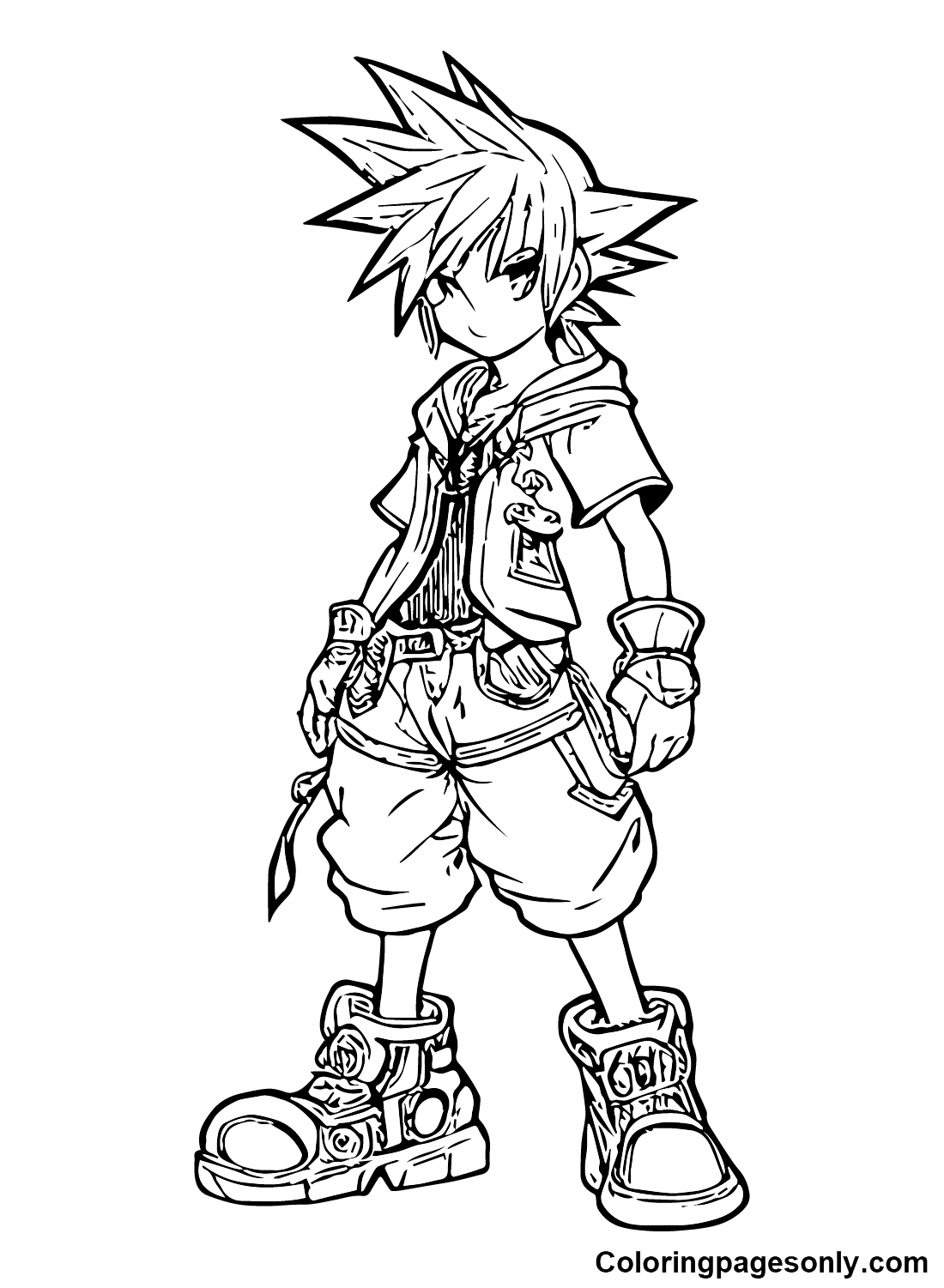 Kingdom Hearts Coloring Pages Coloring Pages For Kids And Adults