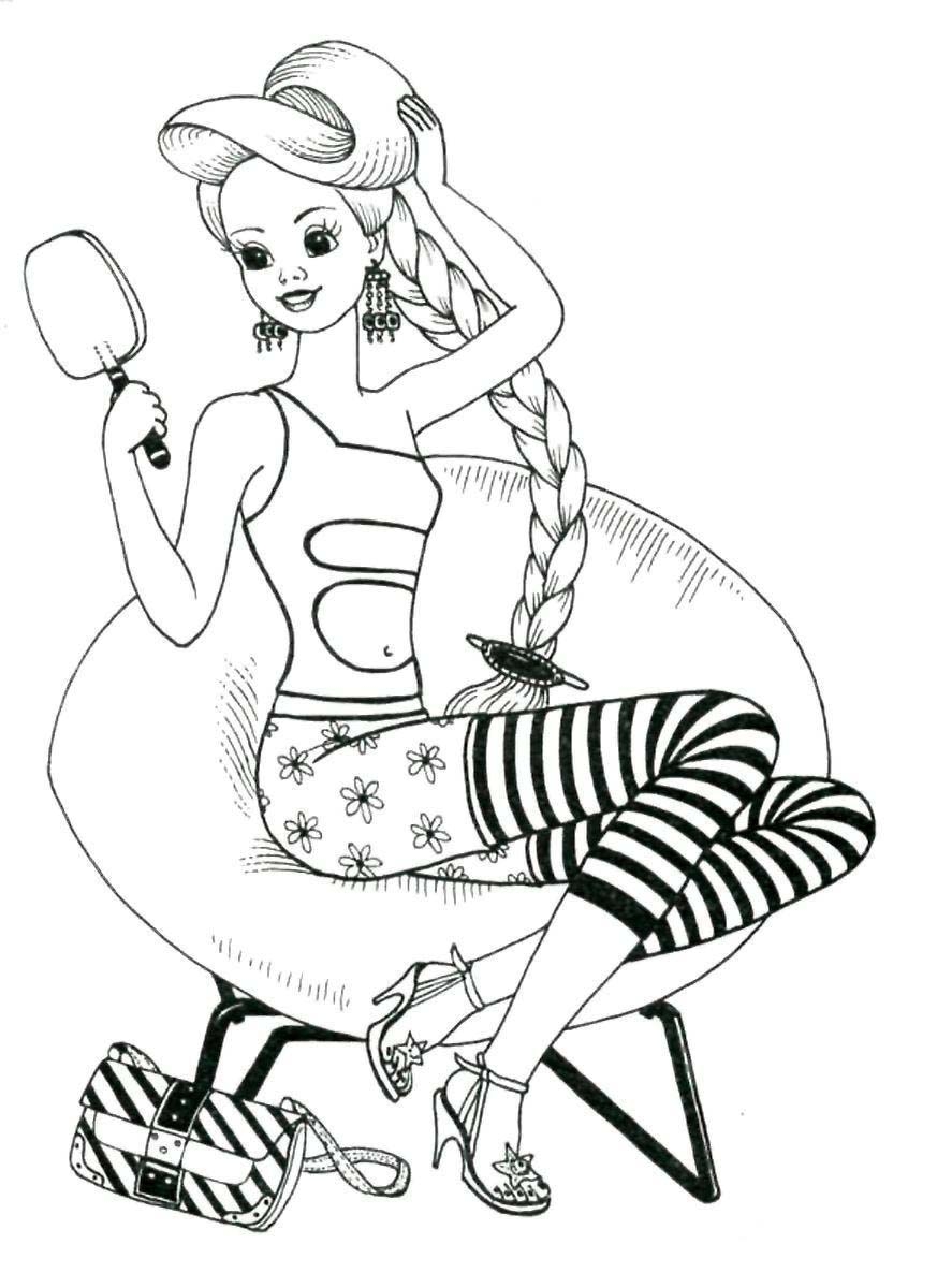 Ladies Coloring Pages To Download And Print For Free
