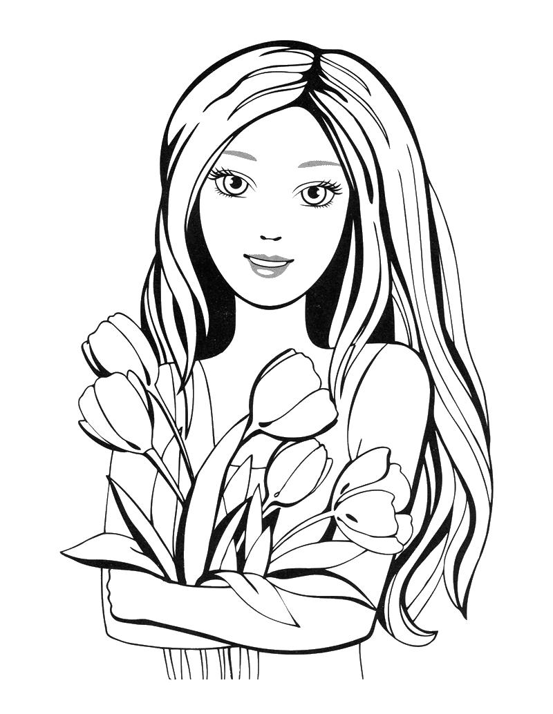 Ladies Coloring Pages To Download And Print For Free