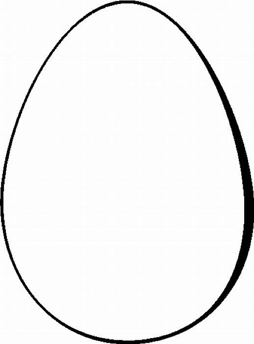 Large Egg Template ClipArt Best