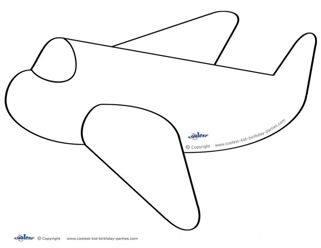 Large Printable Airplane Decoration Coolest Free Printables Free