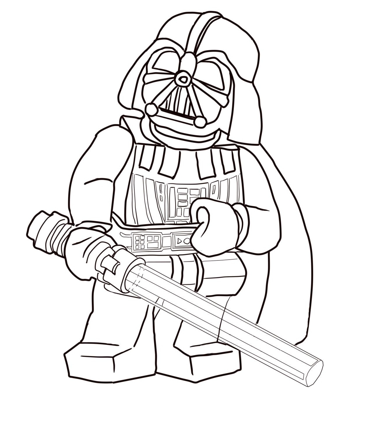 Lego Darth Vader Coloring Page Free Printable Coloring Pages For Kids