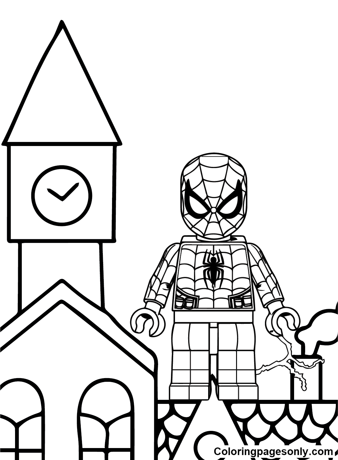 Lego Spiderman Coloring Pages Coloring Pages For Kids And Adults