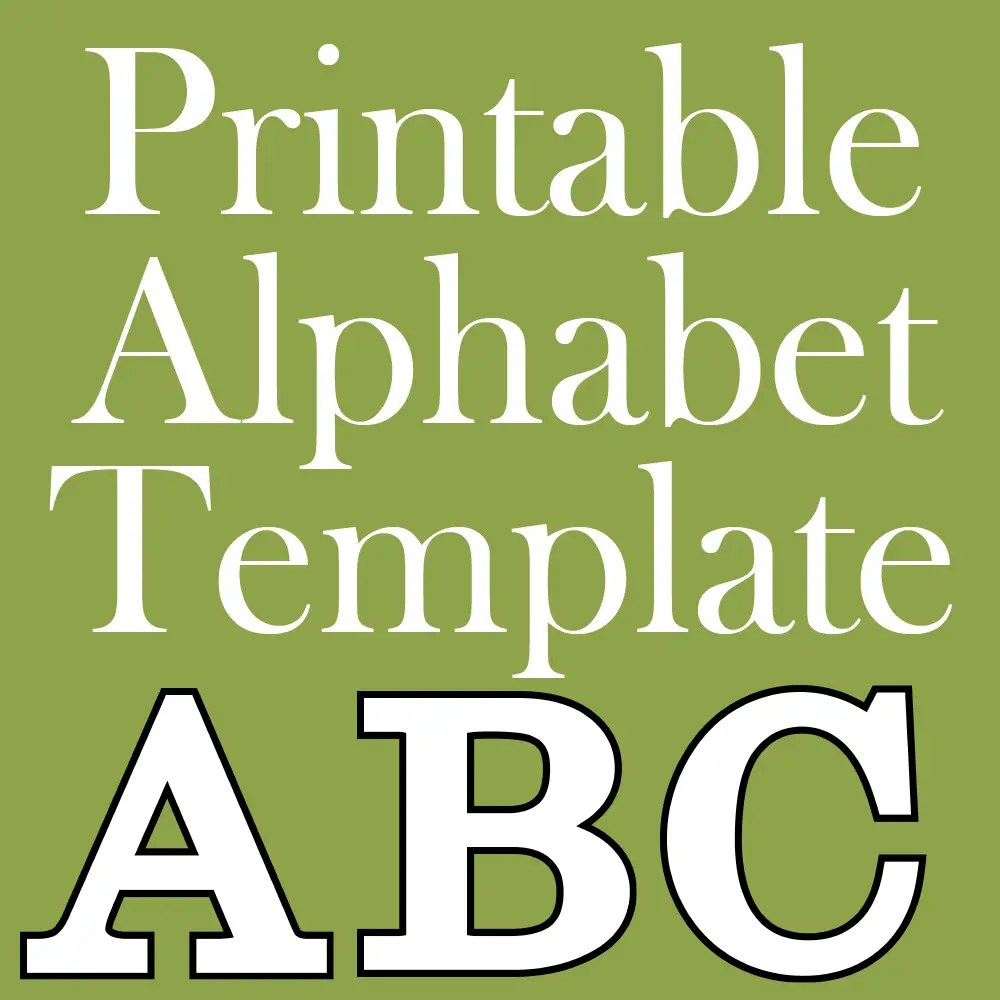 Lettering Templates Free Printable