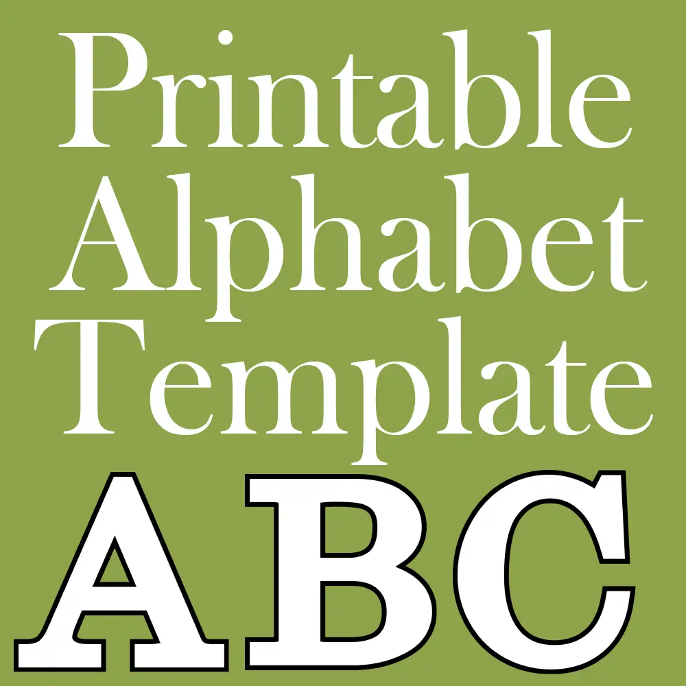 Lettering Templates Free Printable