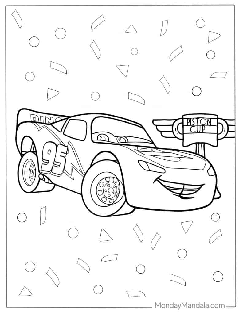 Lightning Mcqueen Coloring Pages Coloring Pages