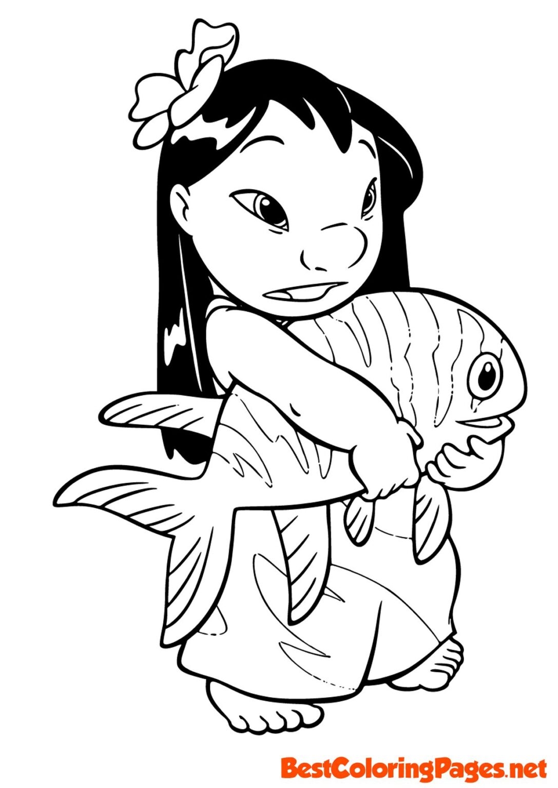 Lilo Coloring Page Free Printable Coloring Pages