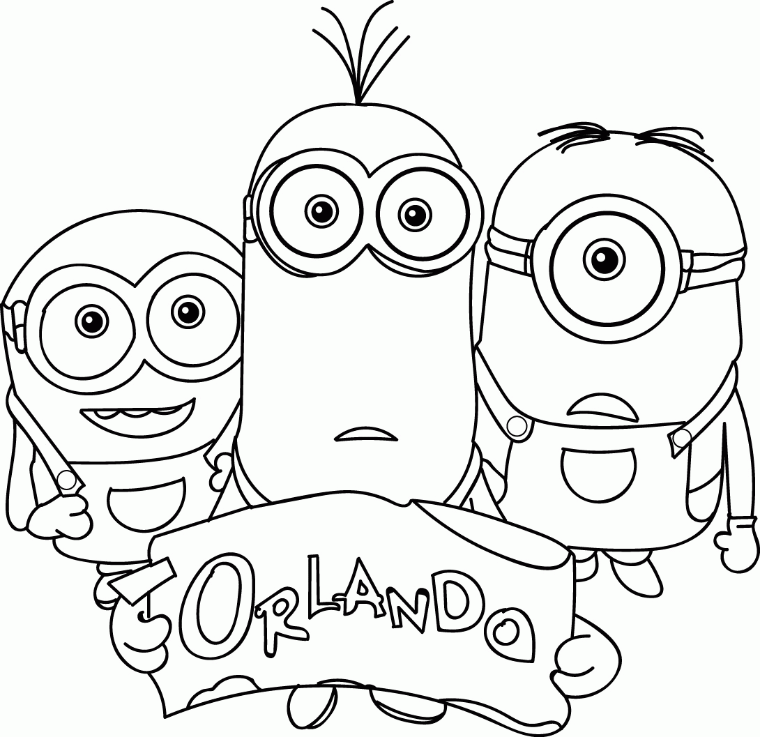Lots Of Minions Coloring Pages Coloring Home