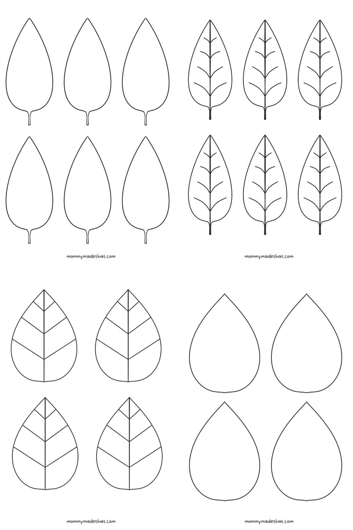 Maple Leaf Template Leaf Template Printable Leaf Printables 